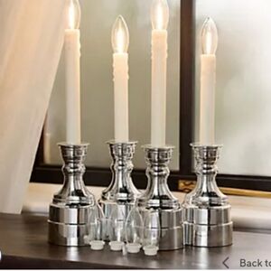 CHRISTMAS WINDOW CANDLES! Bethlehem Lighting 4 In 1 Electric/Sensor QVC (3)